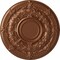 Ekena Millwork Dauphine Ceiling Medallion (Fits Canopies up to 13 1/4"), 33 7/8"OD x 1 3/8"P, Polished Copper CM33DAPOS - alternate 1